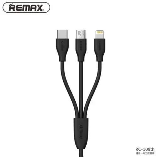 3 EN 1 
CABLE USB A LIGHTNING MIC USB-USBC