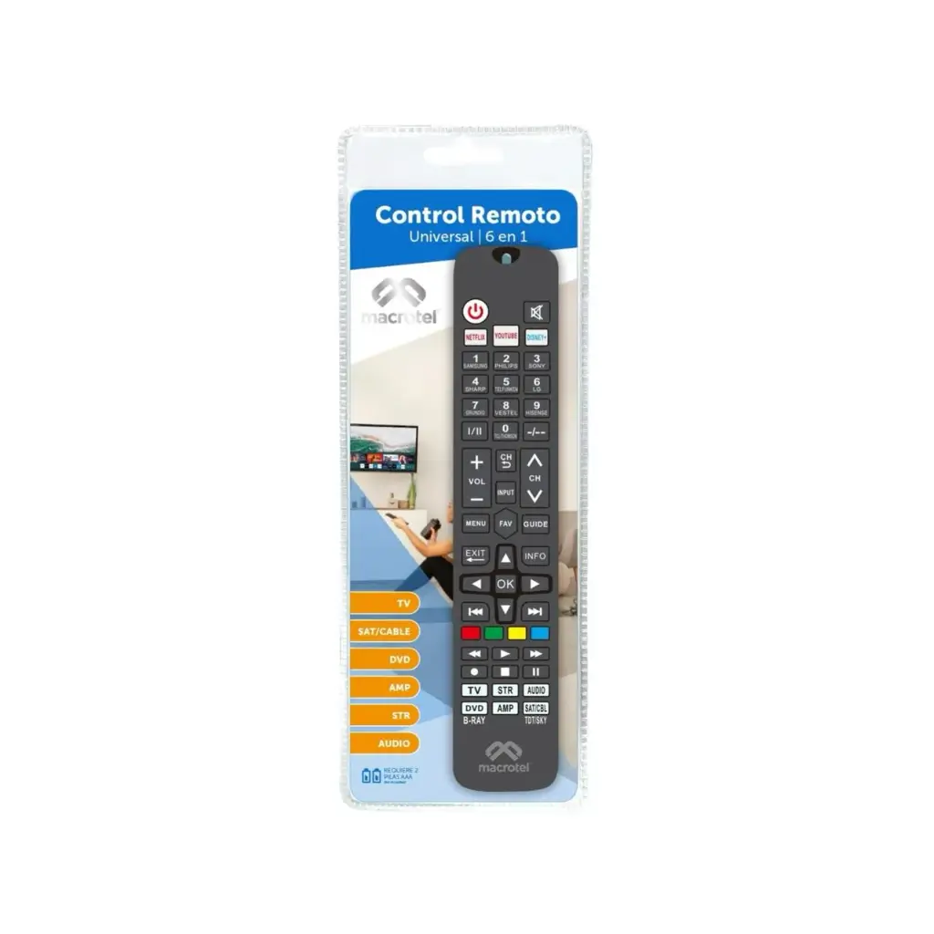 CONTROL REMOTO UNIVERSAL