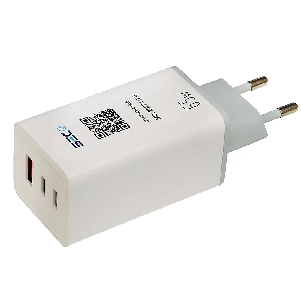 CARGADOR DE PARED TIPO C 65W