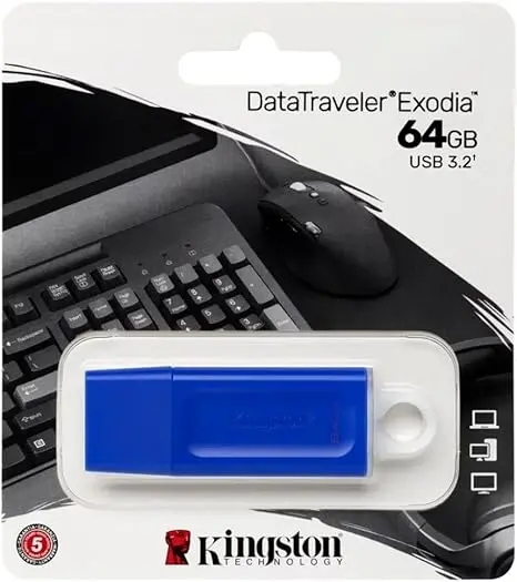 DTX/64GB PENDRIVE EXODIA 3.2 64GB AZUL