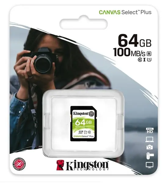 SDS2/ 64GB MEMORIA SDCANVAS SELECT100MB/S