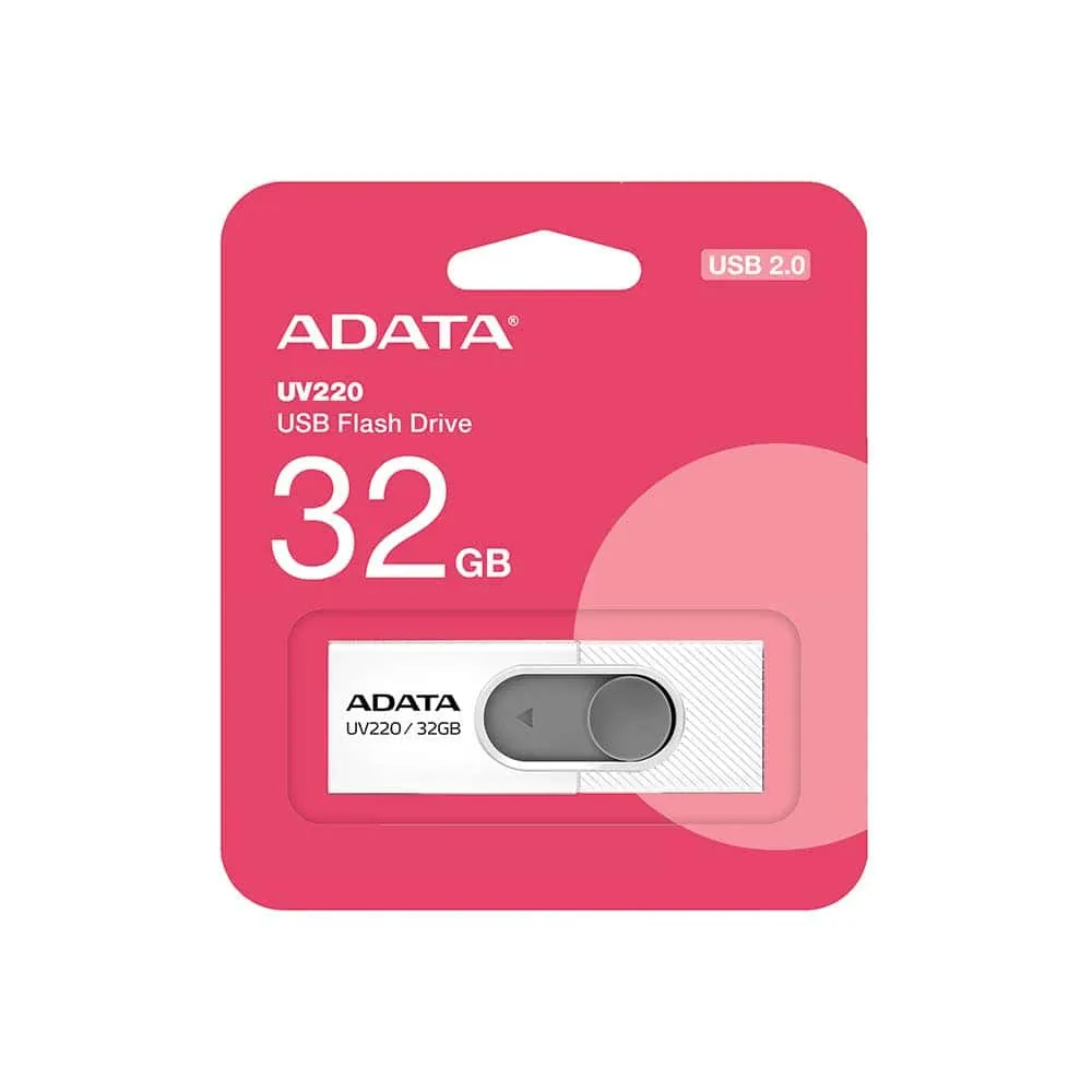 ADATA PENDRIVE 32GB BLANCO/GRIS2.0