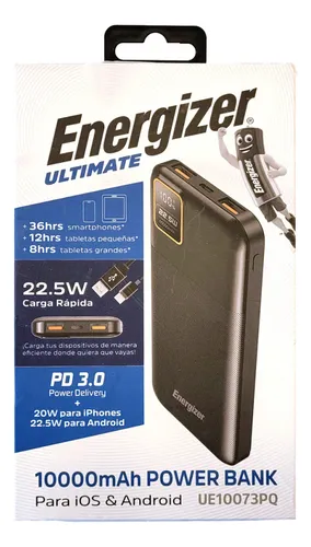 [ENG-SPC1660] POWERBANK 10000Mah ENERGIZER