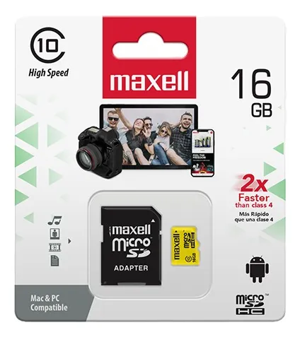 Micro Sdhc 16Gb Clase 10 MAXELL