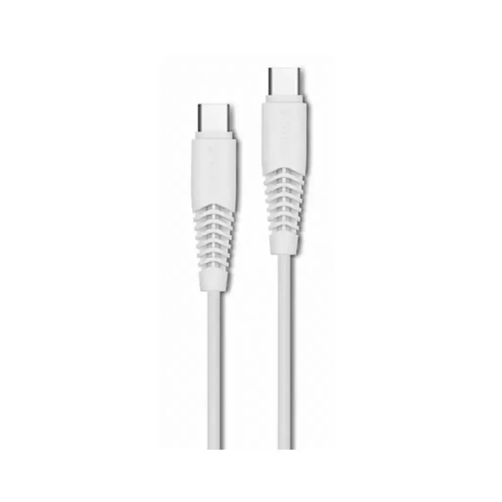 CABLE PHILIPS UBC-C A USB-C 1M 2A MAX BLANCO DLC5531CW 