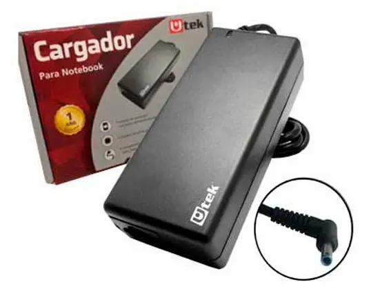 Adaptador de energía HP 19,5V 2,31A 4,5*3mm certificado (pin azul) / UT- HP45