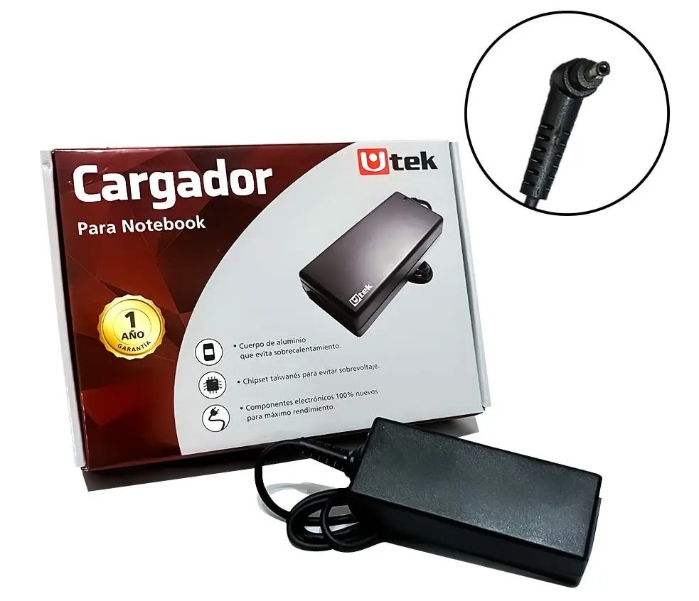 Adaptador de energía ACER 19V 2,37A 3*1,1mm certificado / UT-AC45(2)