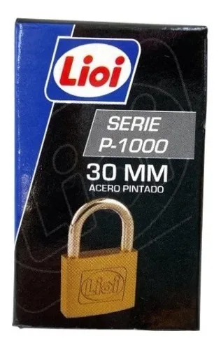 CANDADO ACERO 30 MM LIOI