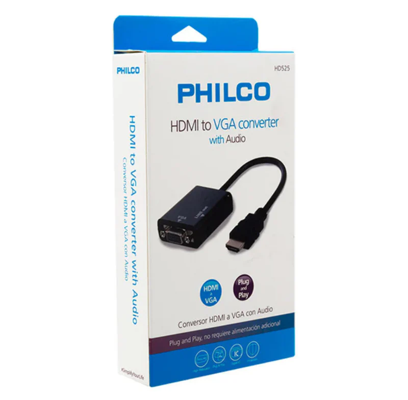 CONVERSOR HDMI A VGA PHILCO HD525