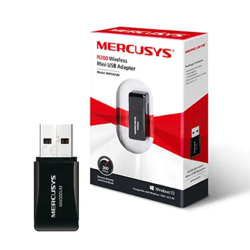 ADAPTADOR WIRELESS N300 MINI USB ADAPTER MERCUSYS