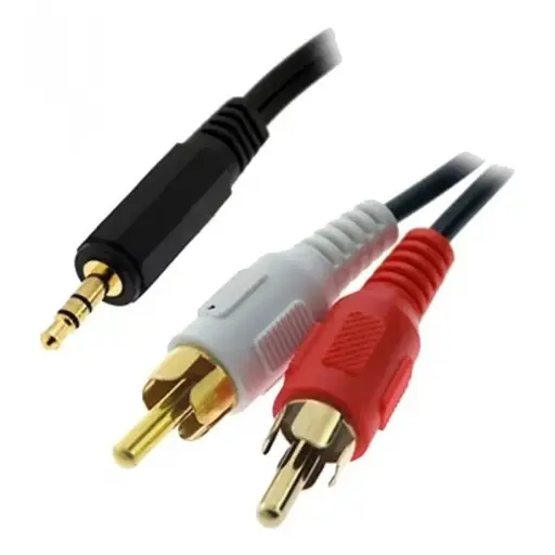 [6922001500782] Cable de audio 3,5mm a 2RCA de 
1,5 metros Ulink