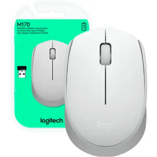 [29LOGM170W] MOUSE M170 WHITE LOGITECH